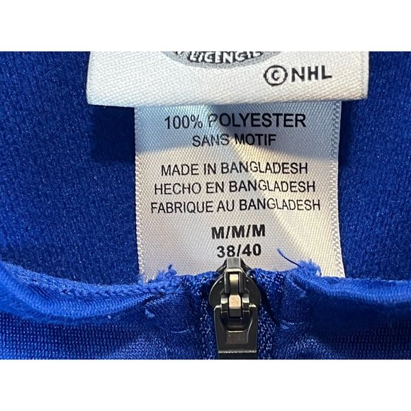 St. Louis Blues * NHL * 1/4 Zip Pullover * Blue * Long Sleeve * Men's Size Med - Picture 10 of 11